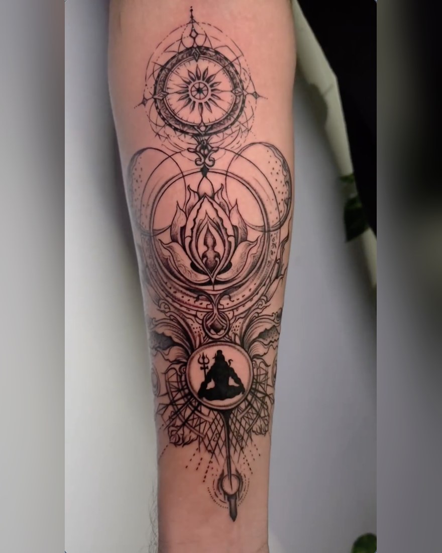 Fine-line botanical tattoo — Vulture Tattoos