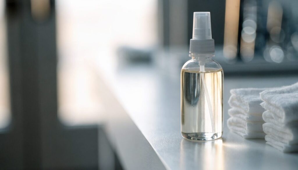 Piercing aftercare — saline solution and clean cotton at Vulture Tattoos, Gurgaon