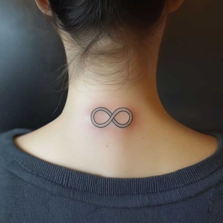 neck tattoo in gurgaon