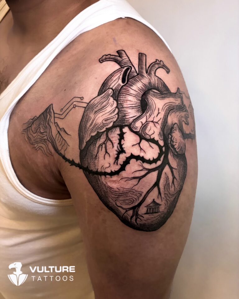 shoulder tattoo gurgaon, shoulder cap tattoo, tattoo ideas gurgaon, tattoo guide